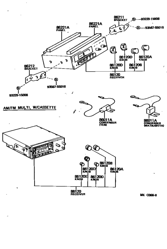 Radio Receiver & Amplifier & Condenser