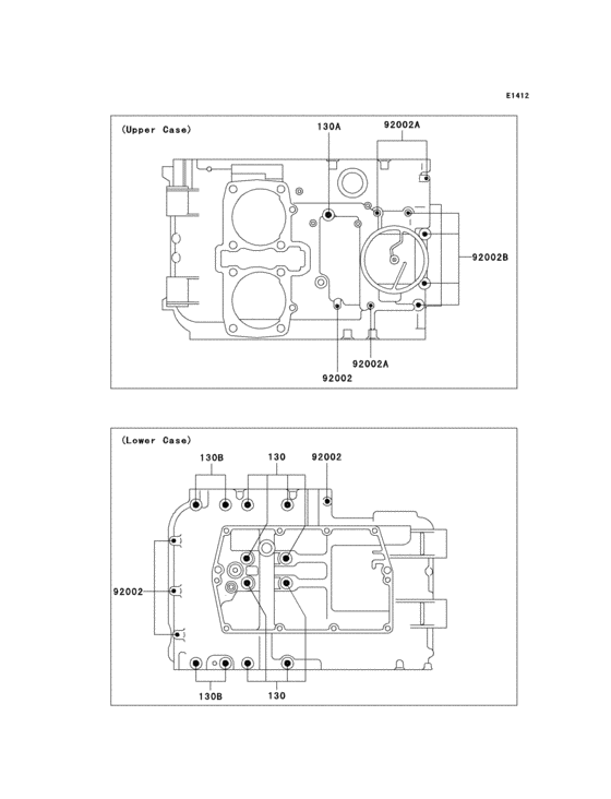 Crankcase bolt pattern