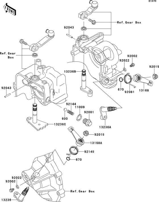 Gear change mechanism