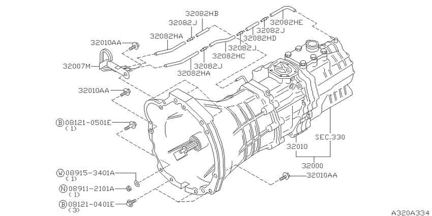 Manual transmission, transaxle & fitting