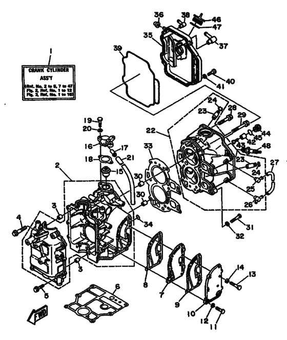 Cylinder & crankcase