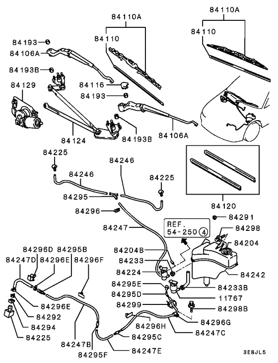 Windshield wiper & washer