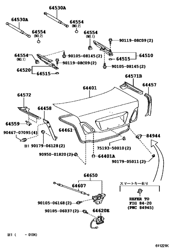 Luggage Compartment Door & Lock