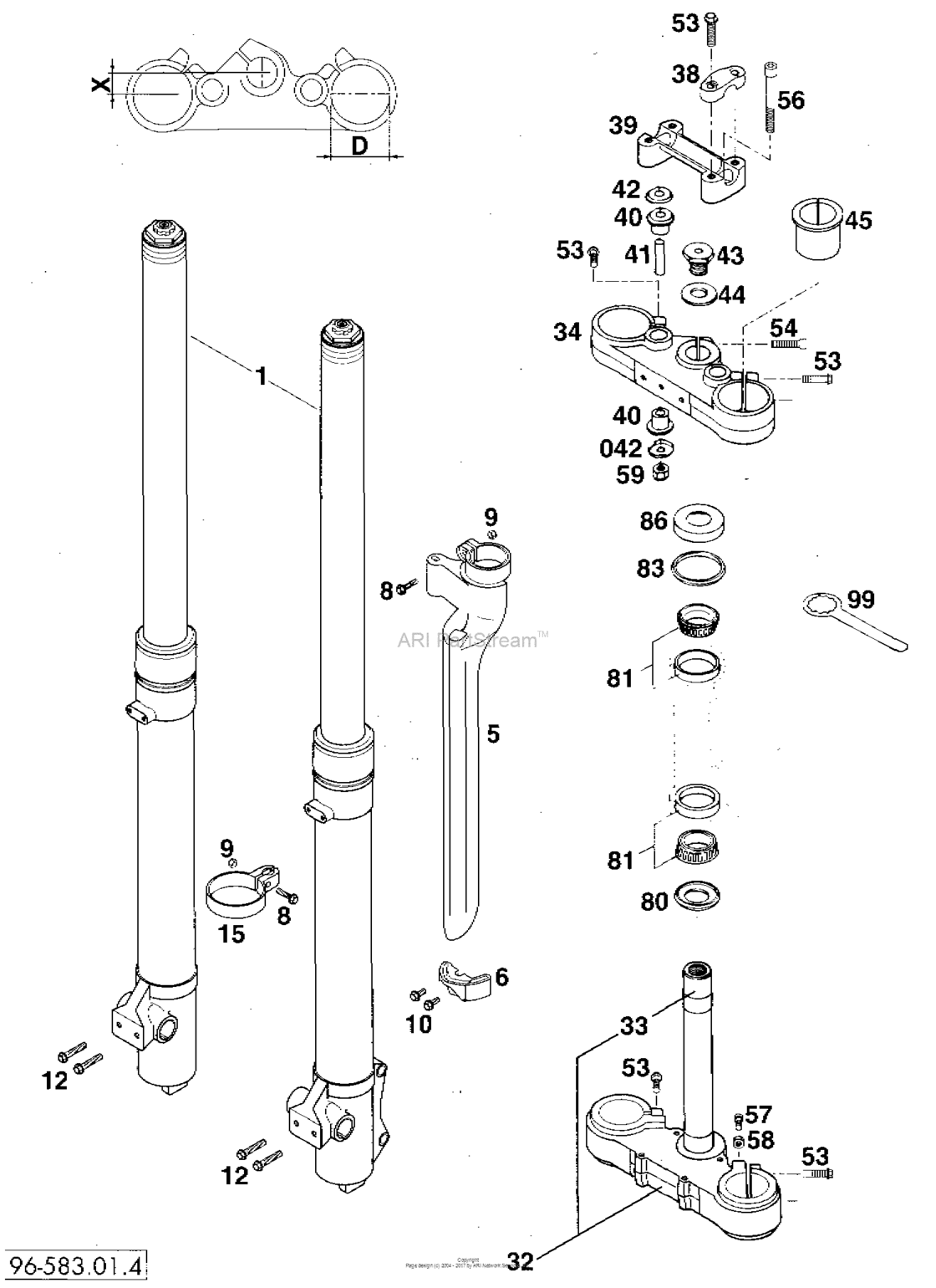 Front Fork Marzocchi