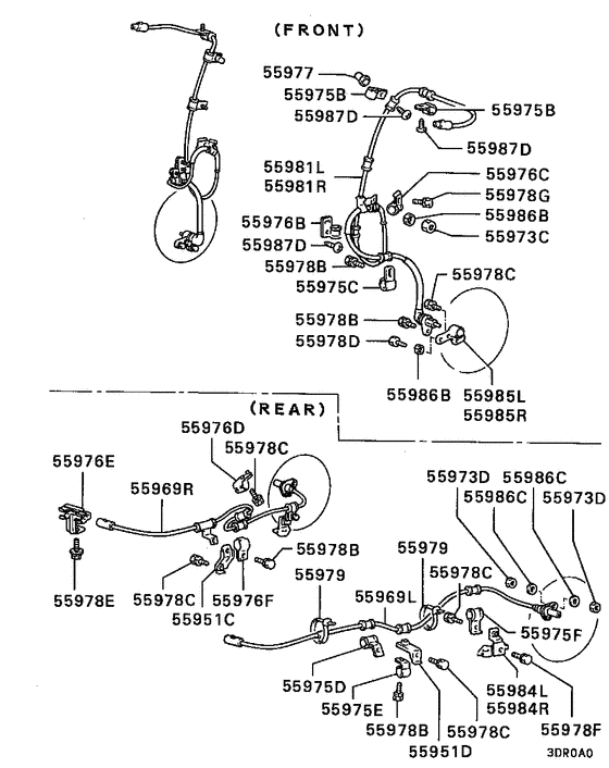 Anti-skid brake sensor