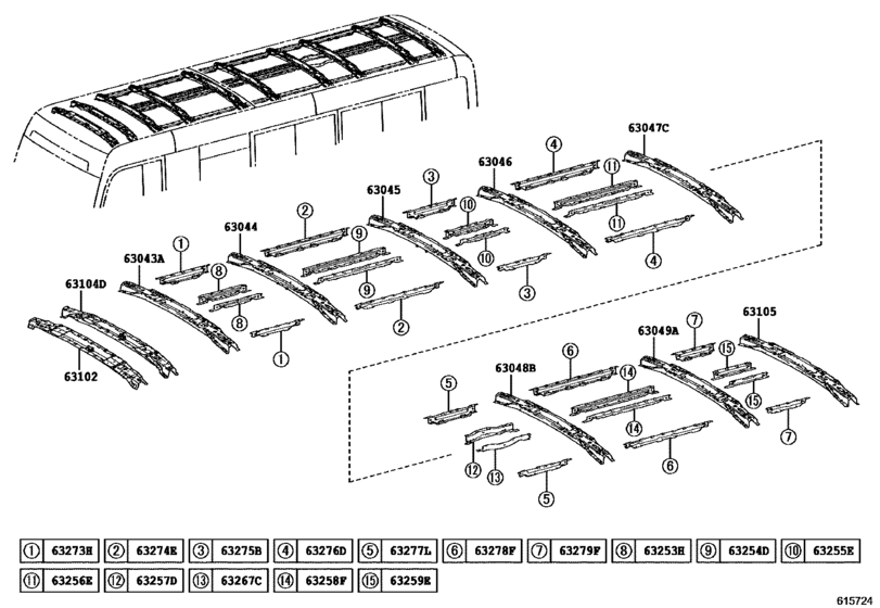 Roof Panel & Back Panel