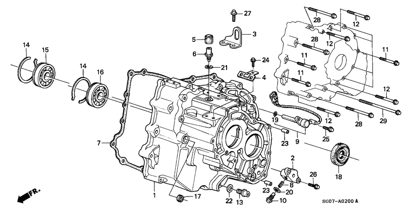 Transmission housing