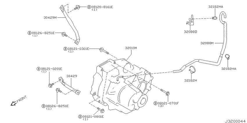 Manual transmission, transaxle & fitting
