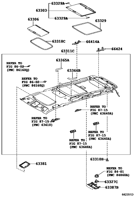 Roof Headlining & Silencer Pad