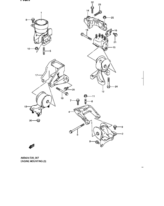 Engine mounting
