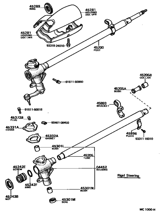 Steering Column & Shaft