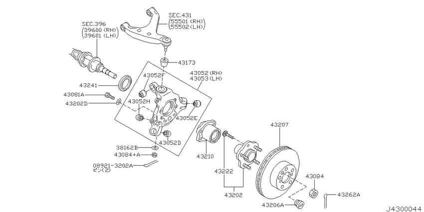 Rear axle