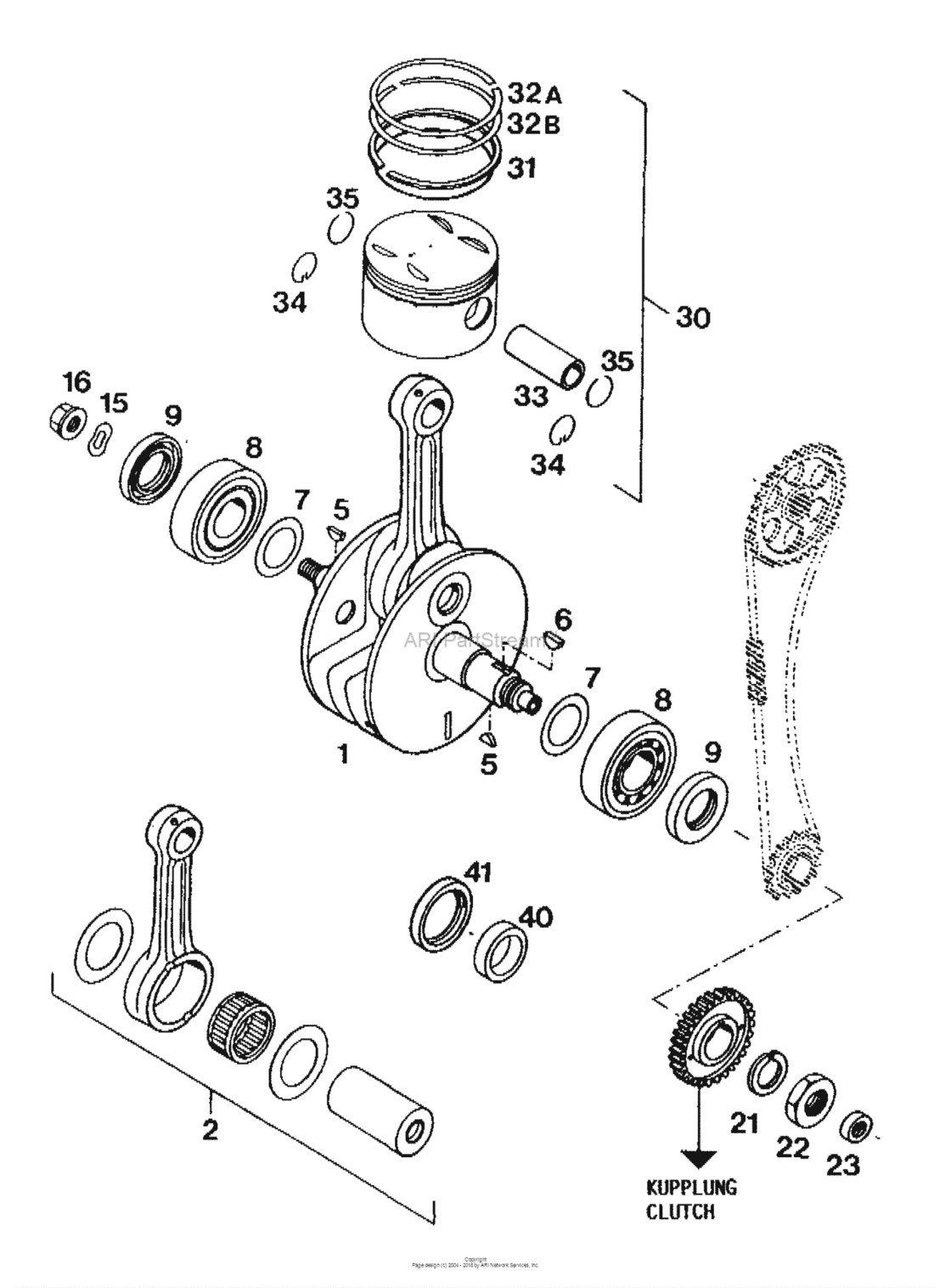 Crankshaft, Piston