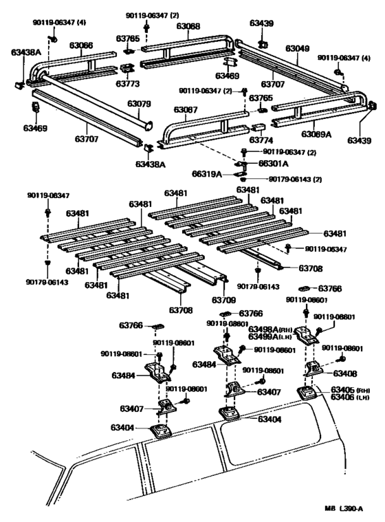 Roof Panel & Back Panel