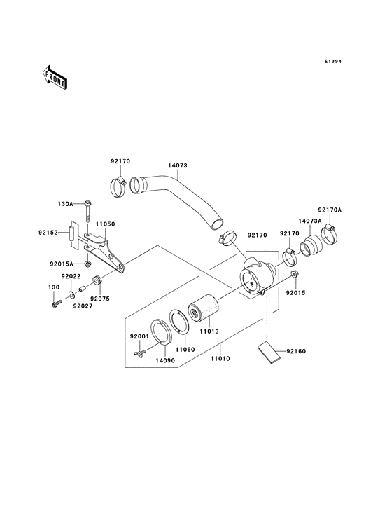 Air cleaner-belt converter