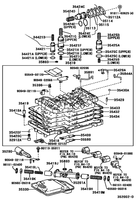Valve Body & Oil Strainer (Atm)