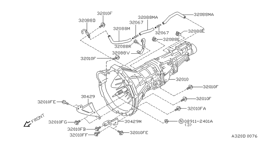 Manual transmission, transaxle & fitting