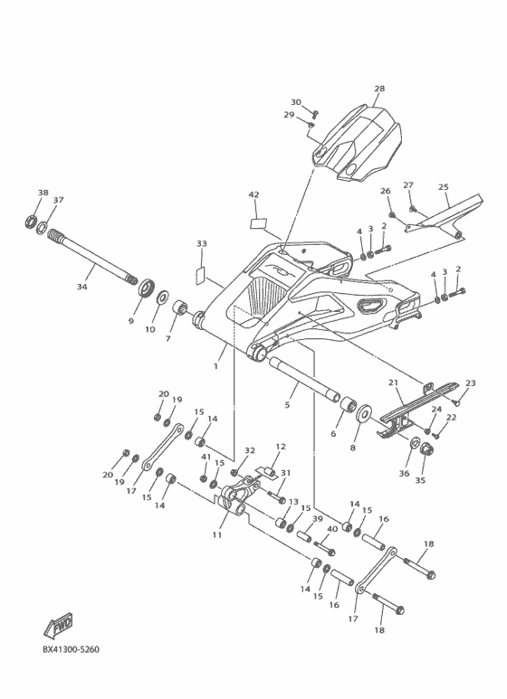 Rear arm & suspension