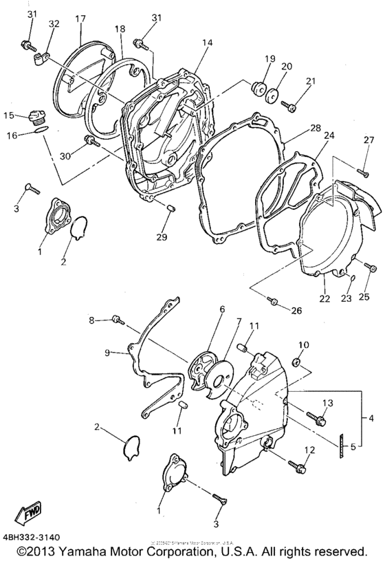 Crankcase cover
