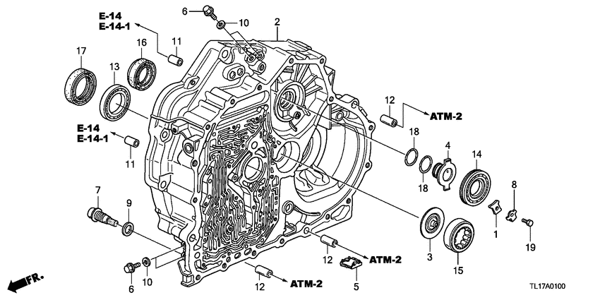 Torque converter case