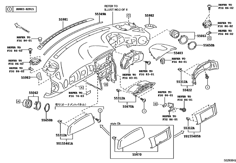 Instrument Panel & Glove Compartment