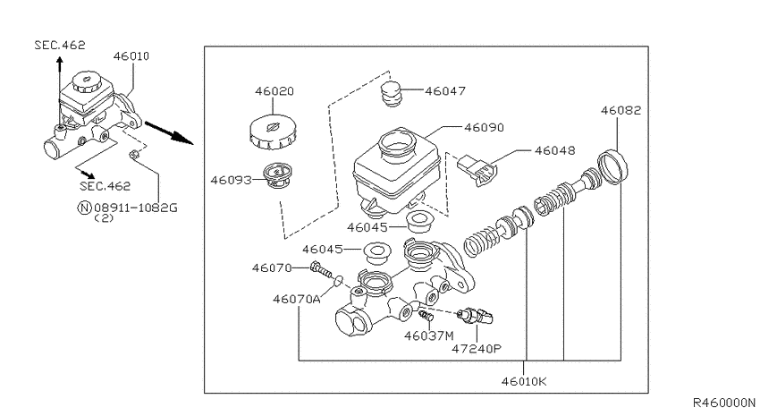 Brake master cylinder