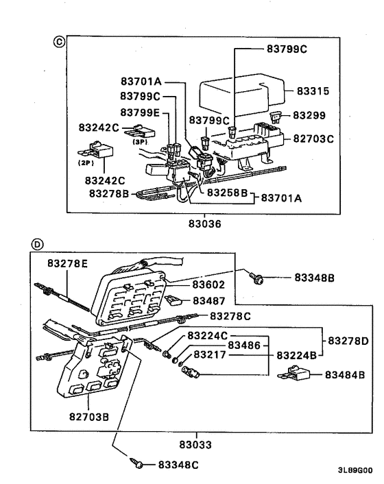 Wiring & attaching parts