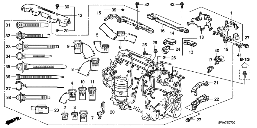 Engine wire harness