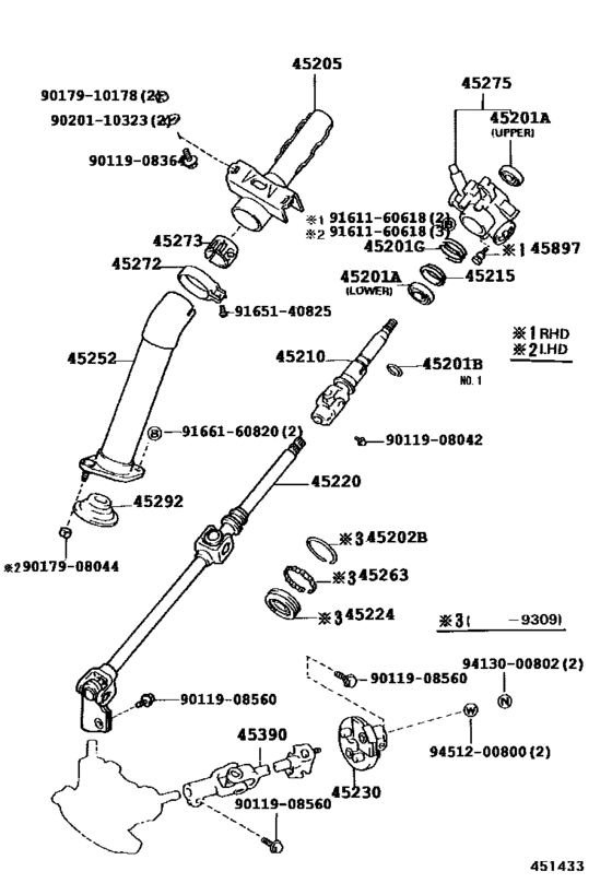 Steering Column & Shaft
