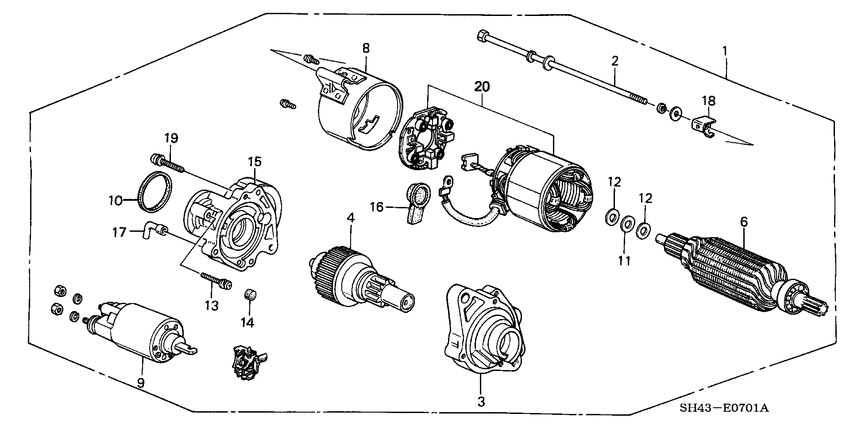 Starter motor