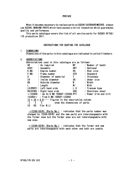 Catalog preface