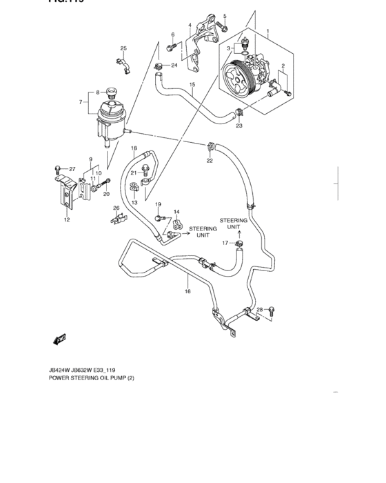 Power steering oil pump