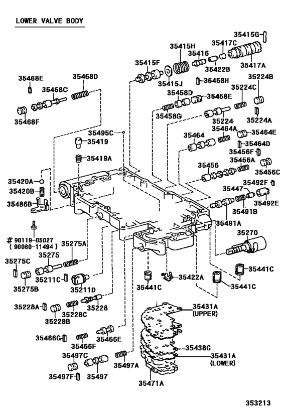 Valve Body & Oil Strainer (Atm)