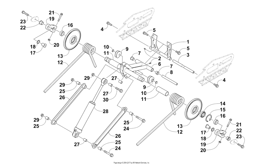 Rear Suspension Rear Arm Assembly