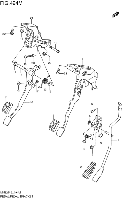 pedal / pedal bracket