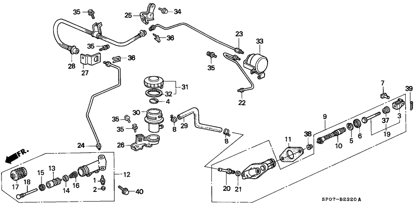 Clutch master cylinder