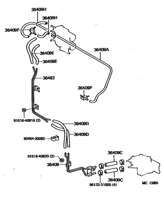 Transfer Vacuum Piping