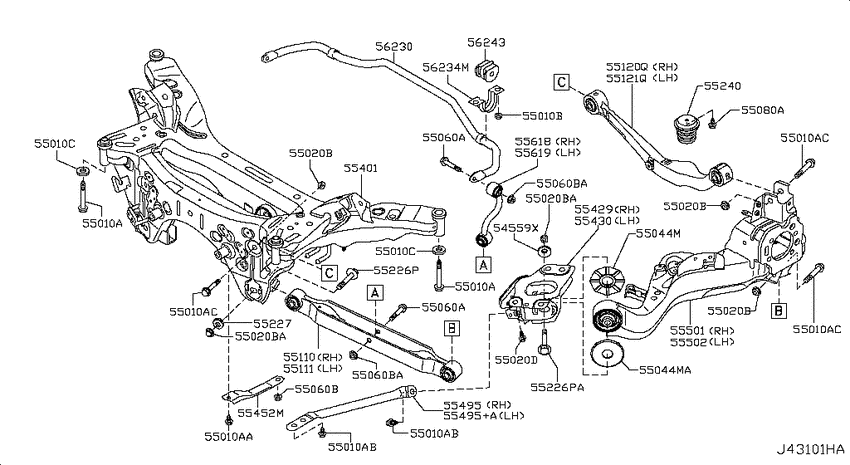 Rear suspension