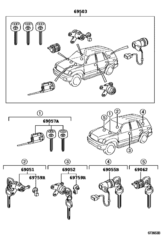 Lock Cylinder Set