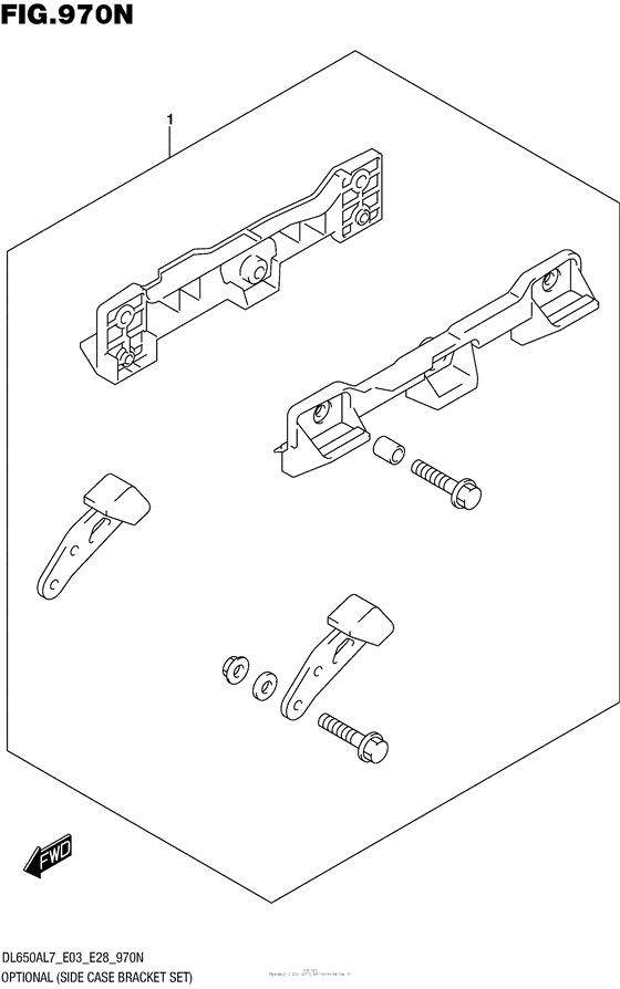 Optional (Side Case Bracket Set)