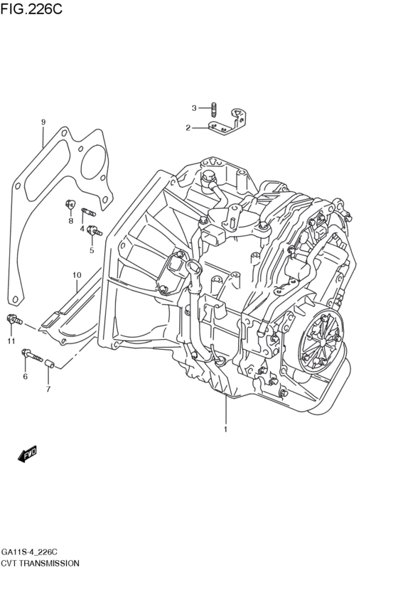 cvt - transmission assy