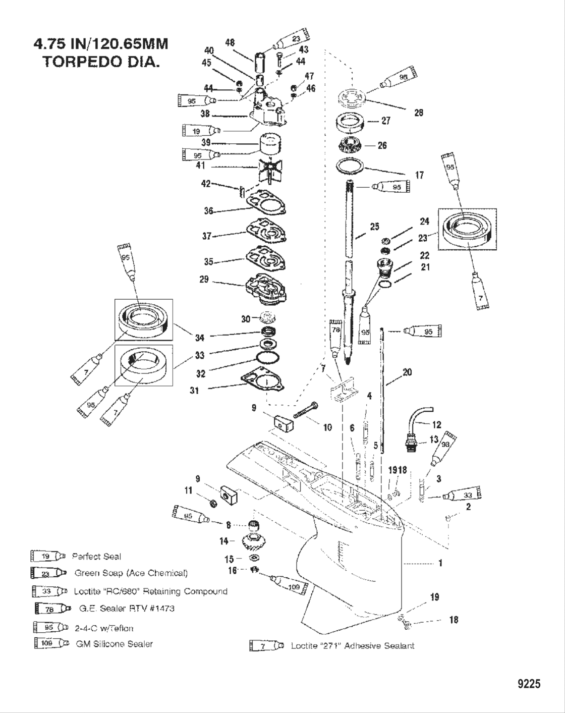 Gear Housing (Driveshaft)(Standard/counter Rotation)