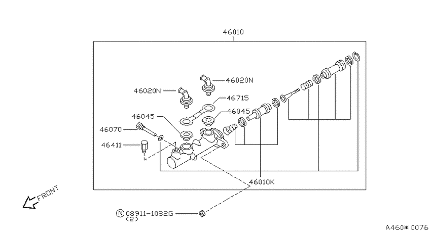 Brake master cylinder