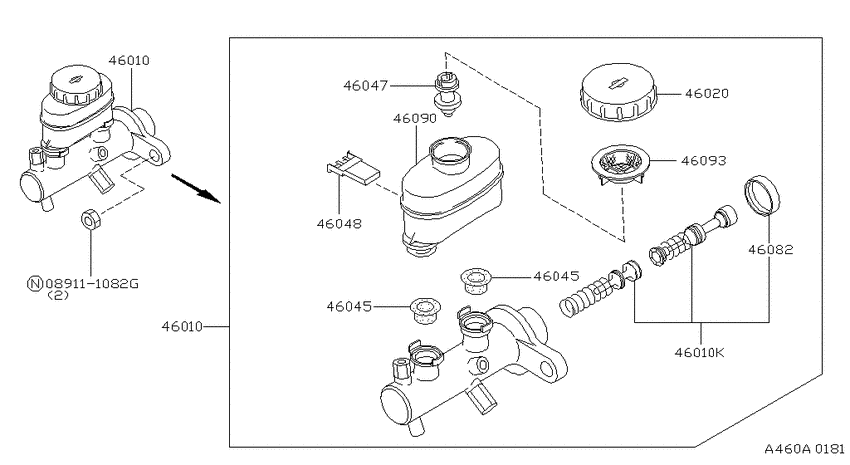 Brake master cylinder