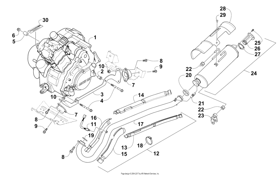 Engine And Exhaust