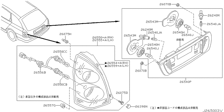 Rear combination lamp