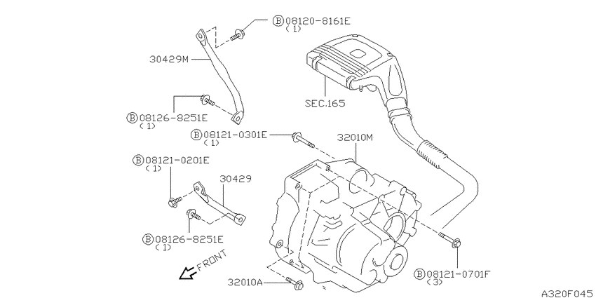 Manual transmission, transaxle & fitting