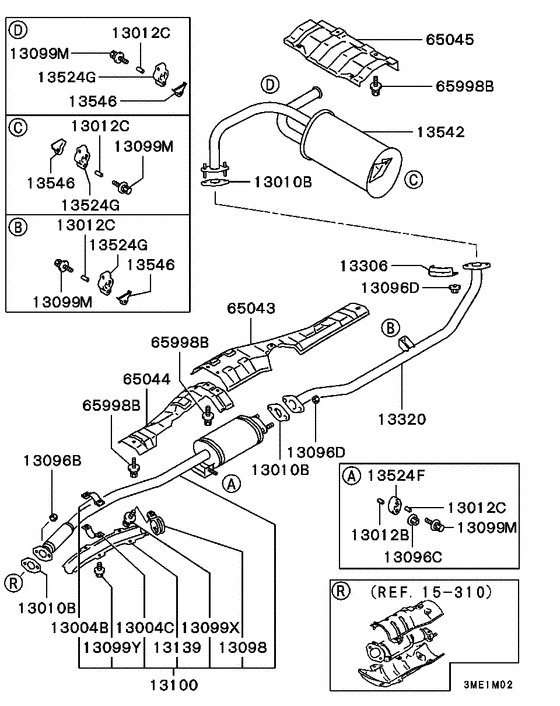Exhaust pipe & muffler