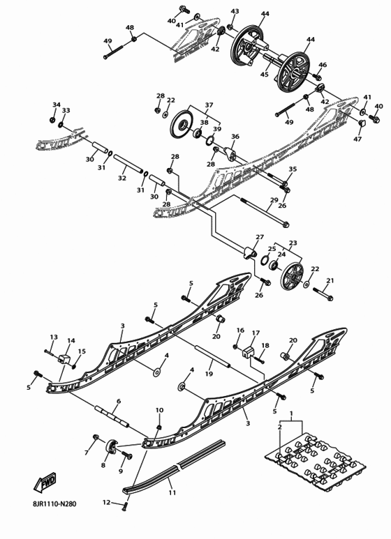 Track suspension 1