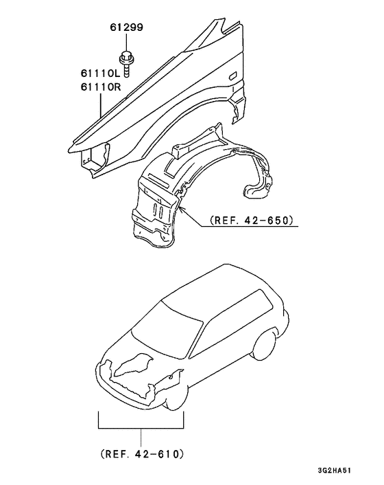 Fender & front end cover